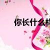 你長什么樣子英語翻譯（你長什么樣）