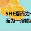 SHE愛而為一演唱會張承中叫HEBE（she愛而為一演唱會）