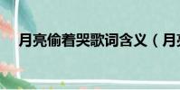 月亮偷著哭歌詞含義(月亮偷著哭歌詞)