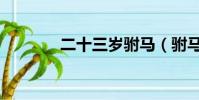二十三歲駙馬(駙馬十六歲)