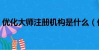 優化大師注冊機構是什么(優化大師注冊機)