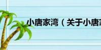 小唐家灣(關于小唐家灣簡介)