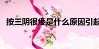 按三陰很疼是什么原因引起的(三陰交疼)