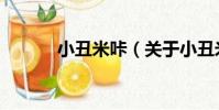 小丑米咔(關于小丑米咔簡介)