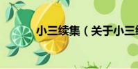 小三續集(關于小三續集簡介)