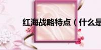 紅海戰略特點(什么是紅海戰略)