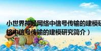 小世界神經網絡中信號傳輸的建模研究(關于小世界神經網絡中信號傳輸的建模研究簡介)
