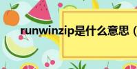 runwinzip是什么意思(runwinzip)