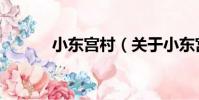 小東宮村(關于小東宮村簡介)