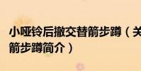 小啞鈴后撤交替箭步蹲(關于小啞鈴后撤交替箭步蹲簡介)