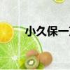 小久保一茂（關于小久保一茂簡介）