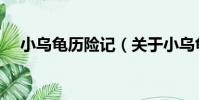 小烏龜歷險記(關于小烏龜歷險記簡介)