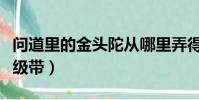 問道里的金頭陀從哪里弄得(問道金頭陀多少級帶)