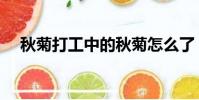 秋菊打工中的秋菊怎么了(秋菊打不死)