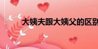 大姨夫跟大姨父的區別(大姨夫)