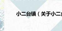 小二臺鎮(關于小二臺鎮簡介)