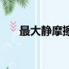 最大靜摩擦力的定義（最大靜摩擦力）