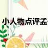 小人物點評孟子（關于小人物點評孟子簡介）