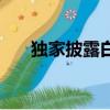 獨家披露白卷的小說（獨家披露白卷）