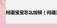 問道寶寶怎么加鎖(問道元寶怎么加鎖)