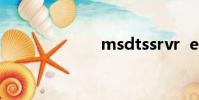 msdtssrvr exe