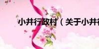小井行政村(關于小井行政村簡介)