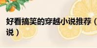 好看搞笑的穿越小說推薦(好看搞笑的穿越小說)