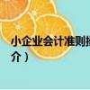 小企業會計準則操作手冊（關于小企業會計準則操作手冊簡介）