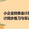 小企業財務會計同步練習與實訓 第2版（關于小企業財務會計同步練習與實訓 第2版簡介）