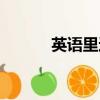 英語里邊的超標詞（超標英文）