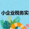 小企業稅務實務（關于小企業稅務實務簡介）