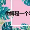 微博是一個怎樣的人（新浪微博怎么 人）