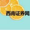 西南證券網上開戶（西南證券網上交易）
