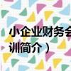 小企業財務會計實訓（關于小企業財務會計實訓簡介）