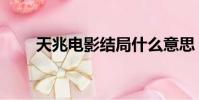 天兆電影結局什么意思(天兆電影)