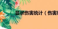 顯示傷害統計(傷害統計命令)