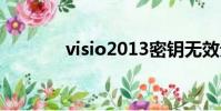 visio2013密鑰無效無法激活