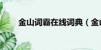 金山詞霸在線詞典(金山在線詞典)