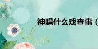神唱什么戲查事(神唱)