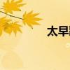 太早歌詞圖片（太早歌詞）