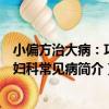 小偏方治大病：巧醫婦科常見病（關于小偏方治大病：巧醫婦科常見病簡介）