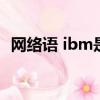 網絡語 ibm是什么意思（ibm是什么意思）
