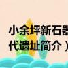 小余坪新石器時代遺址（關于小余坪新石器時代遺址簡介）