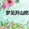 夢見開山挖土是什么意思啊（夢見開山）