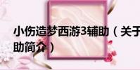 小傷造夢西游3輔助(關于小傷造夢西游3輔助簡介)