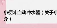 小便斗自動沖水器(關于小便斗自動沖水器簡介)