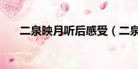 二泉映月聽后感受(二泉映月聽后感)