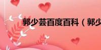 郭少蕓百度百科(郭少蕓電視劇)