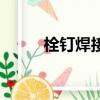 栓釘焊接多少錢一個（栓釘焊接）