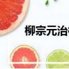 柳宗元治柳州翻譯（柳宗元治柳州）